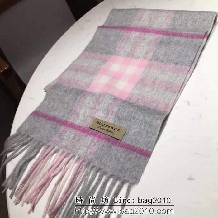 BURBERRY巴寶莉 原單正品 英倫巴格經典山羊絨圍巾 LLWJ6239